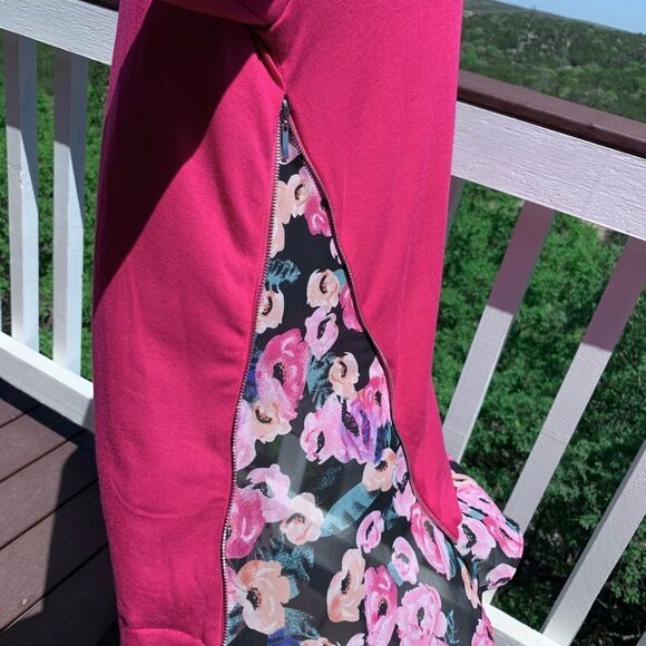 Kate & Mallory Zipper Pink Tunic Dress/Top - Picture 4 of 14